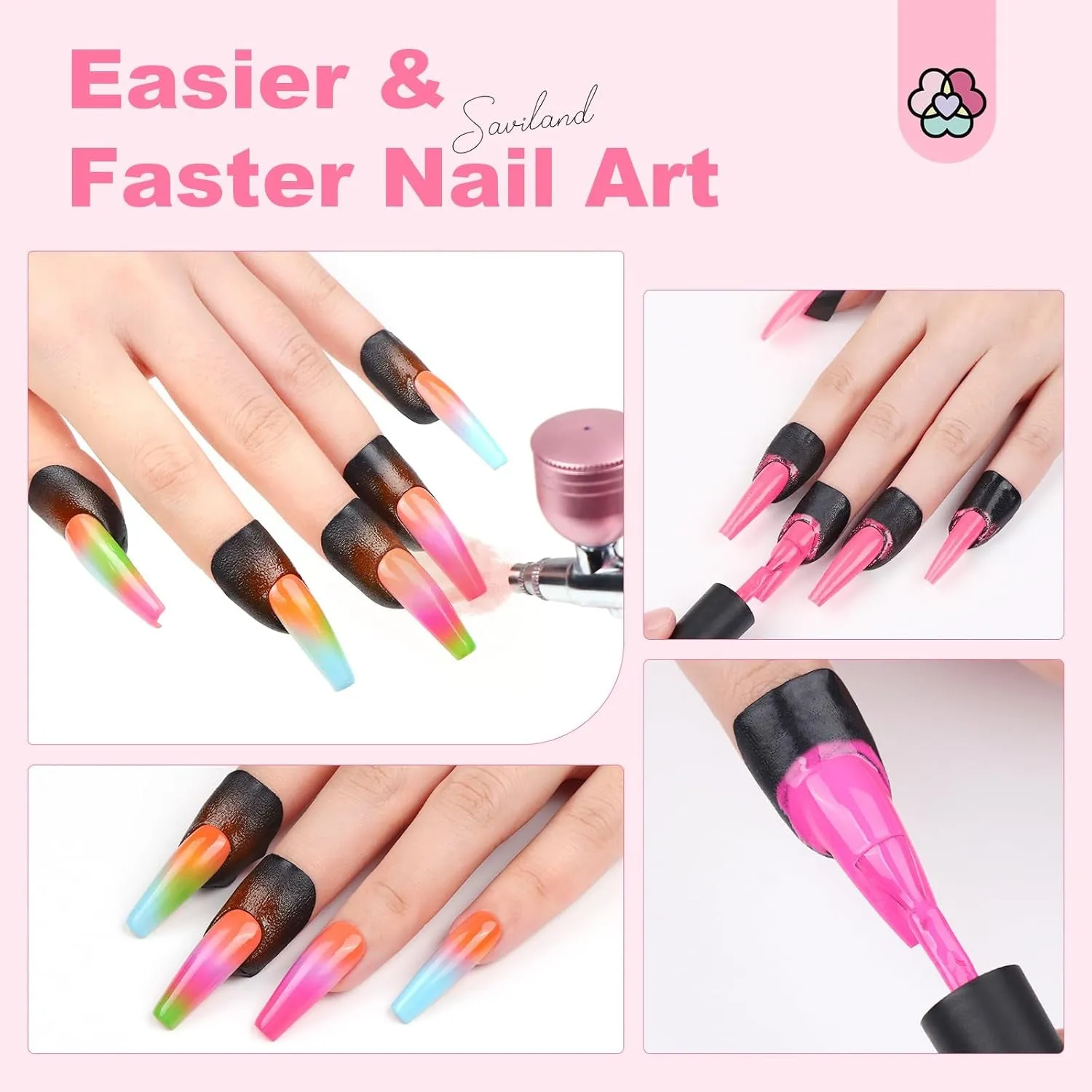 100PCS Nail Polish Protector for Fingers: 99.99%  U V Protection Cuticle Protector for Nail Painting U-Shaped Nail Protector Peel off Nail Tape for French Tip Nails Stamp Nail Art
