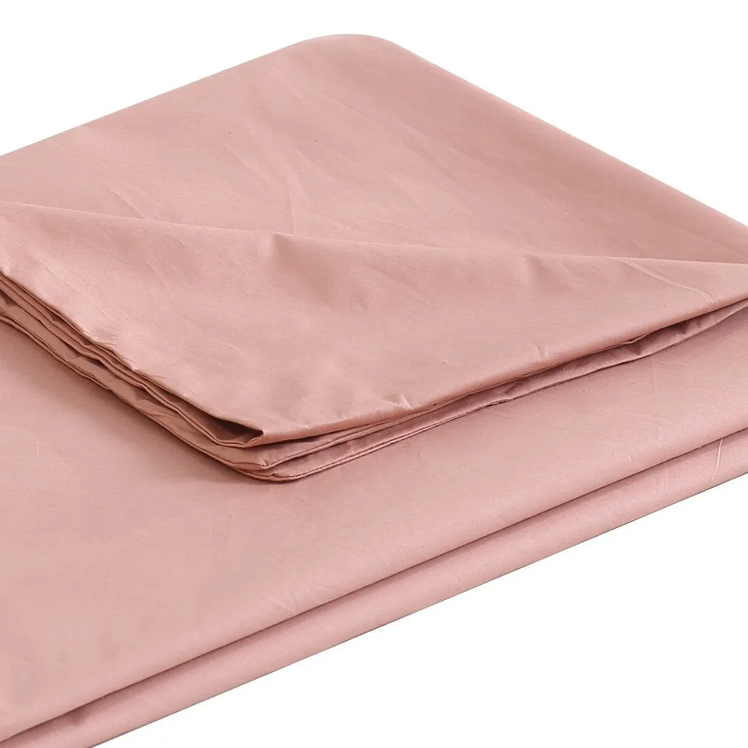 198x122cm Anti Anxiety Weighted Blanket Cover Polyester Cover Only Peach