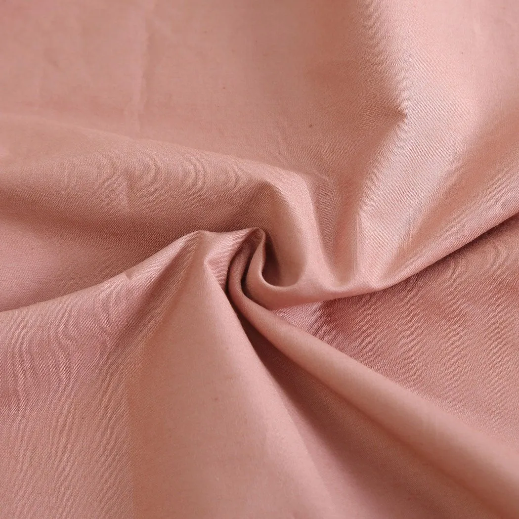 198x122cm Anti Anxiety Weighted Blanket Cover Polyester Cover Only Peach
