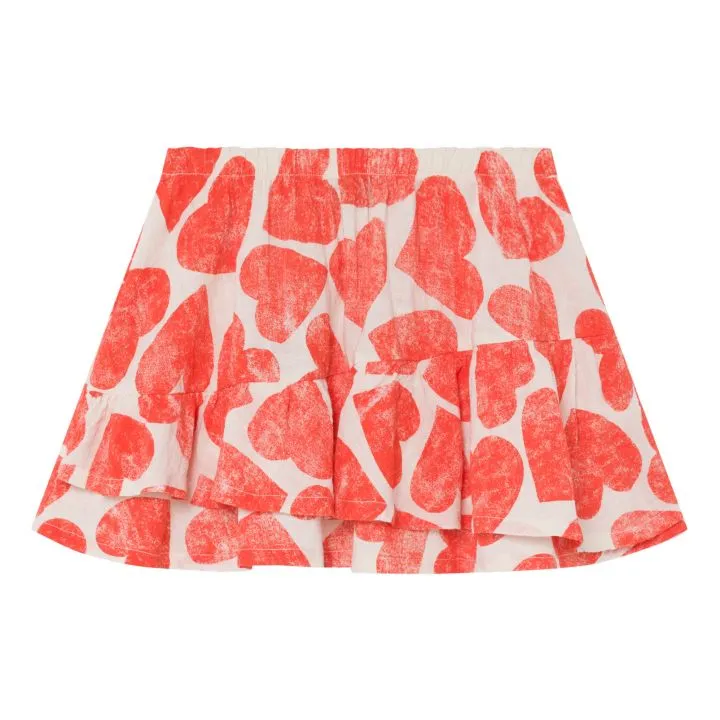 [2/3y] Bobo Choses Heart Print Skirt