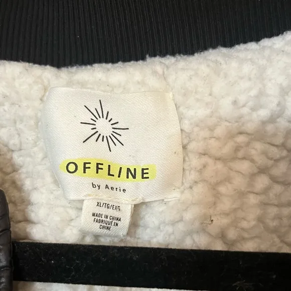 Aerie Offline Puffer Bomber Jacket