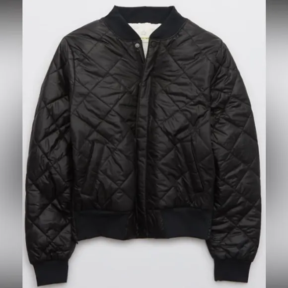 Aerie Offline Puffer Bomber Jacket