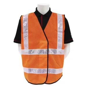 AL-Gard SVP2OB Class 2 Breathable Mesh type High Visibility Orange Safety Vest
