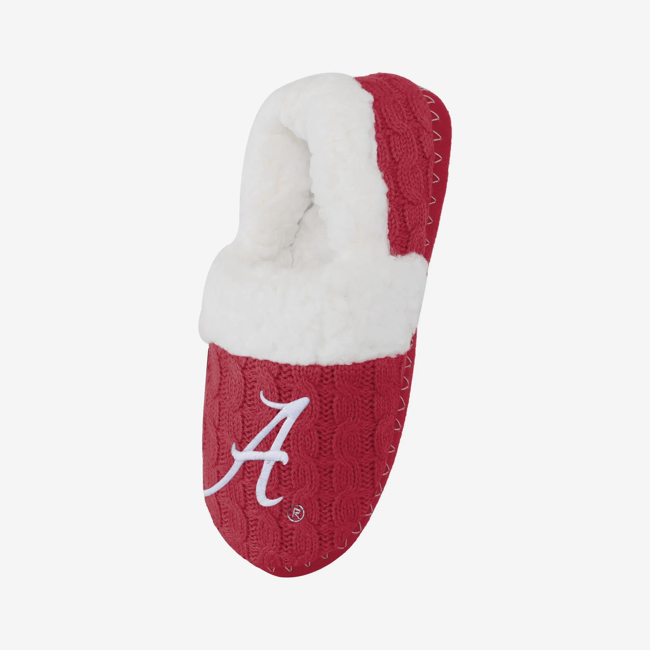Alabama Crimson Tide Womens Team Color Moccasin Slipper
