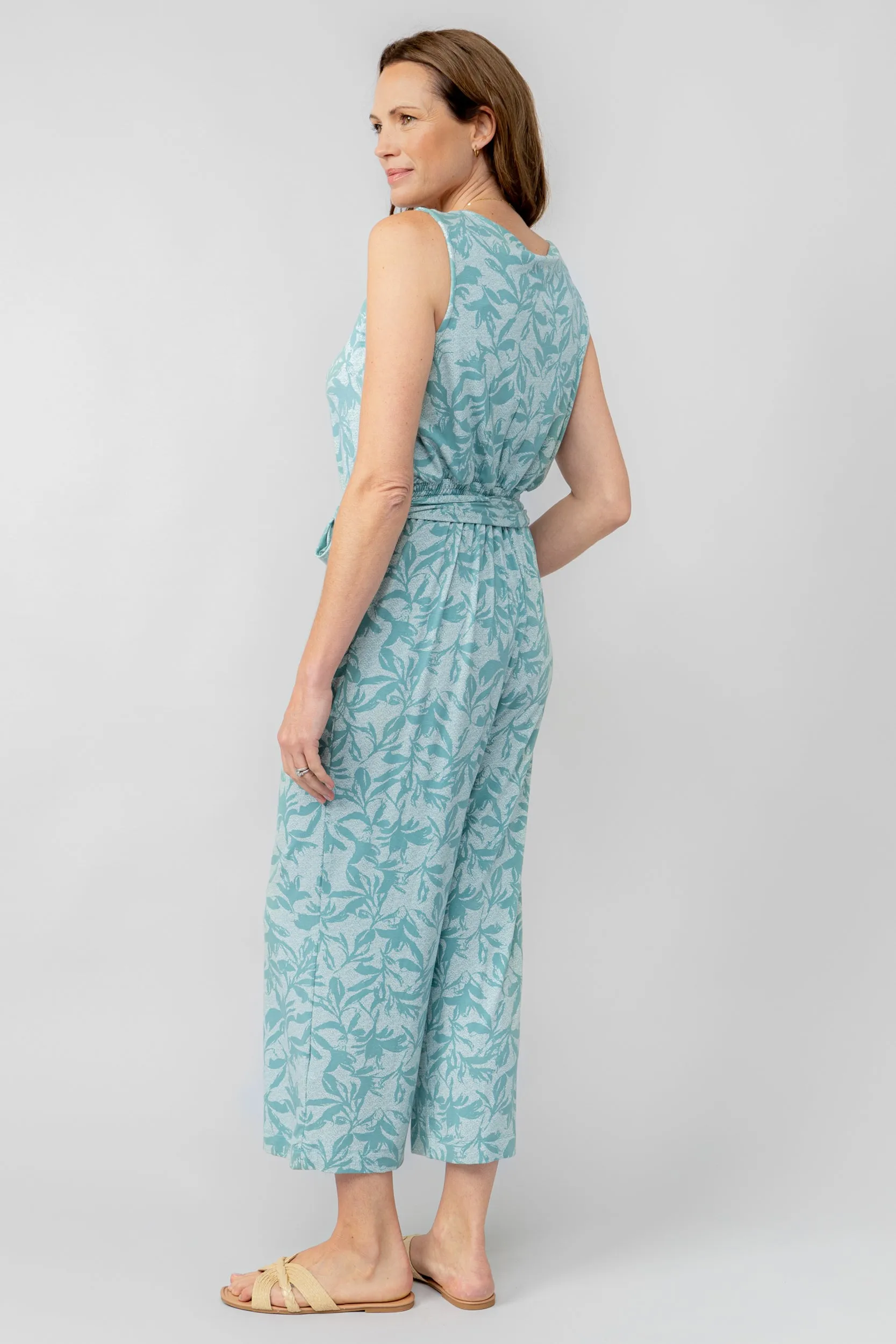 Allium Jersey Printed Jumpsuit