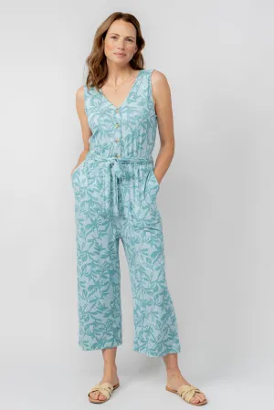 Allium Jersey Printed Jumpsuit