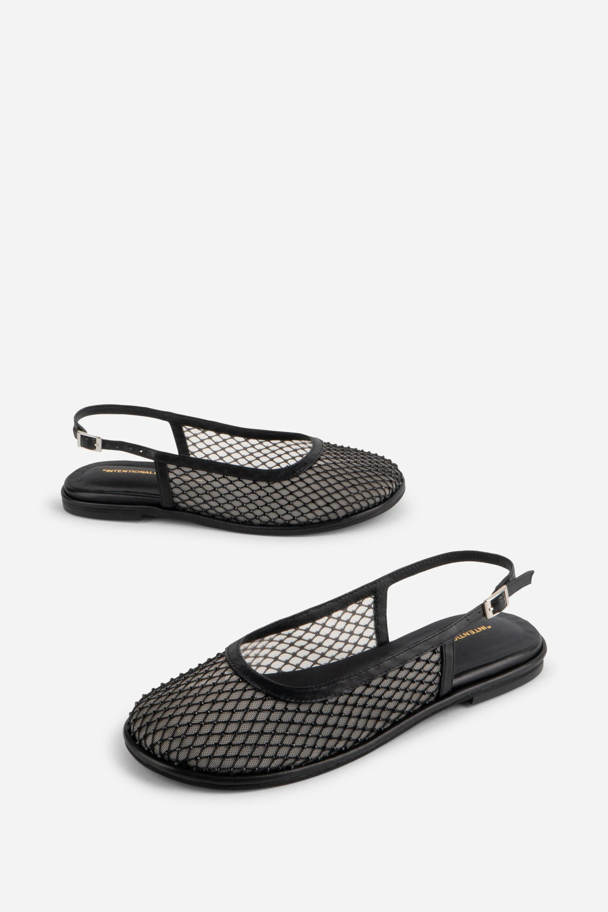 ANNA MESH SLINGBACK BALLET FLAT