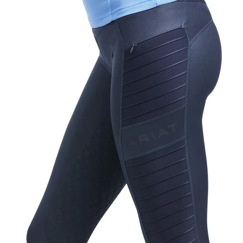 Ariat EOS MOTO Full Seat Tight Ladies Blue Nights Hide Emboss
