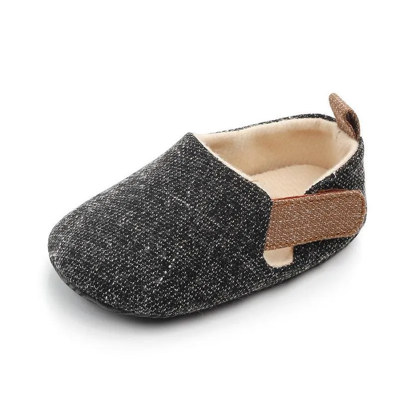 Baby Unisex Shoes Infant Soft First Walkers Nonslip Indoor Outdoor Shoes Cotton Fabric Prewalkers