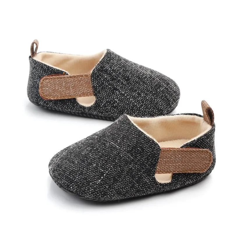 Baby Unisex Shoes Infant Soft First Walkers Nonslip Indoor Outdoor Shoes Cotton Fabric Prewalkers