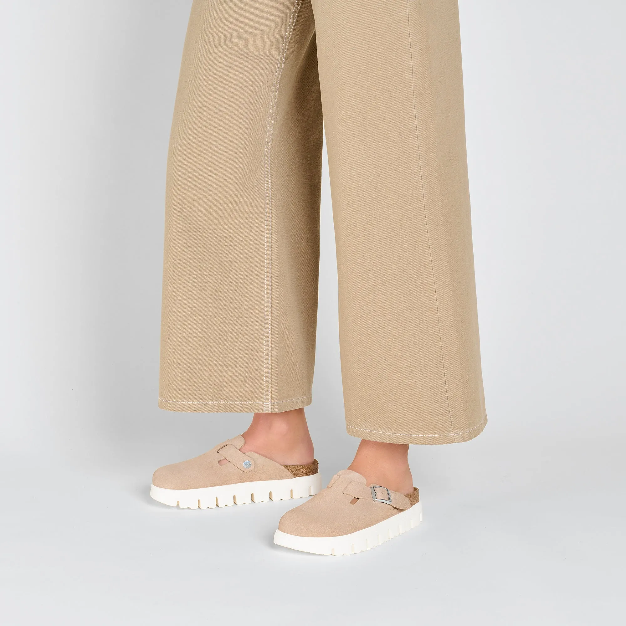 Birkenstock Women's Boston Chunky Suede Leather