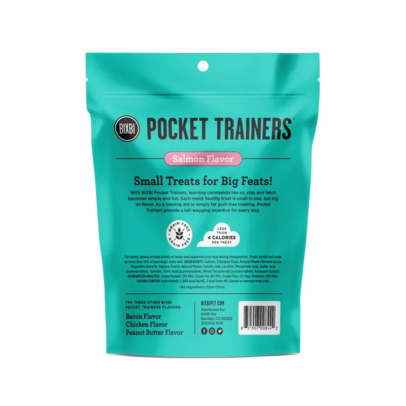 Bixbi Pocket Trainers Salmon Flavor Dog Treats