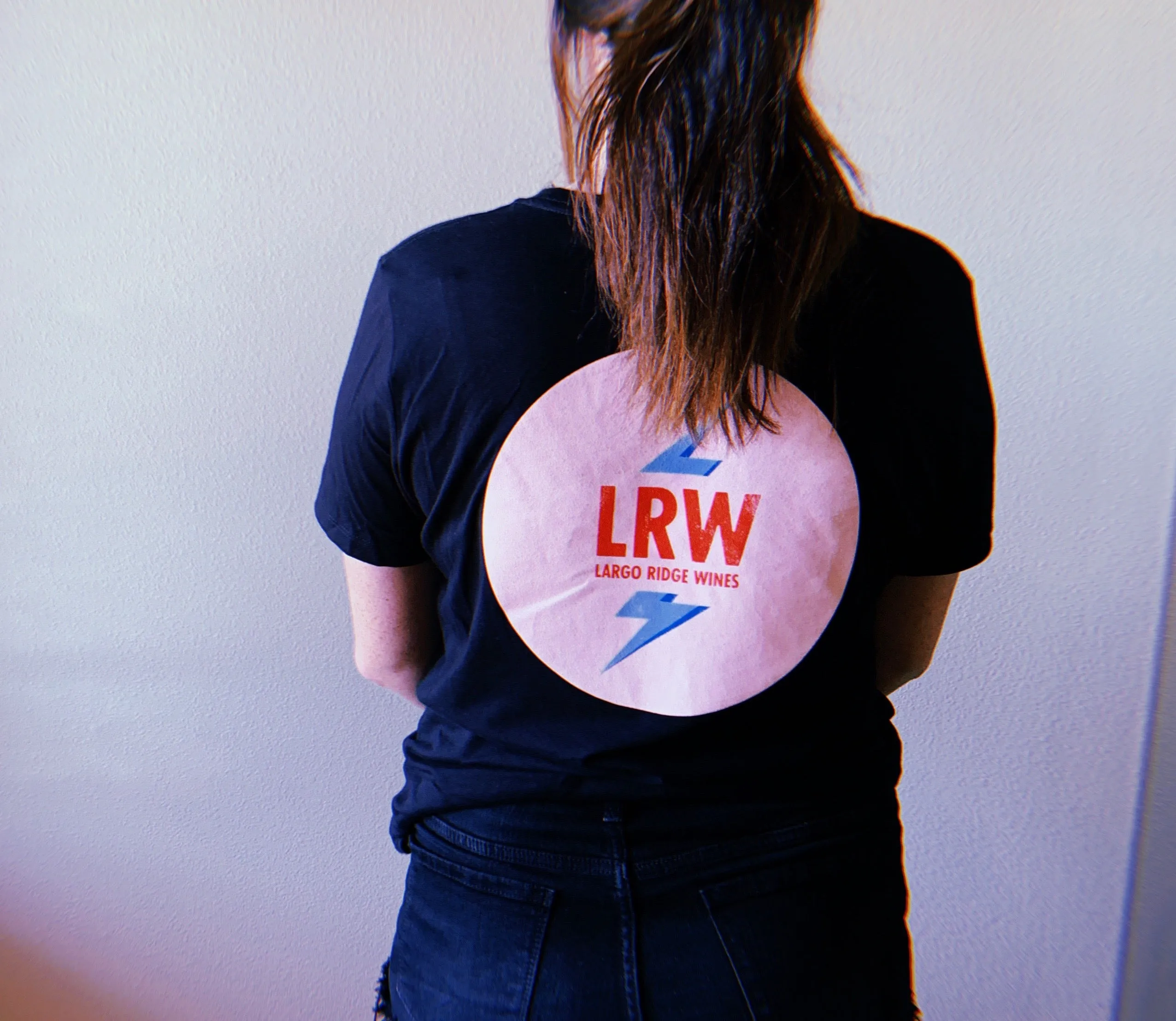Black LRW Ladies V-Neck Tee