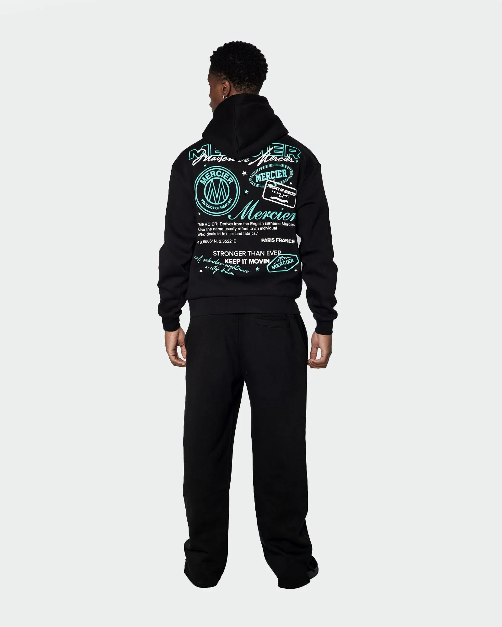 Black Tiffany Caruso 2.0 Relaxed Hoodie