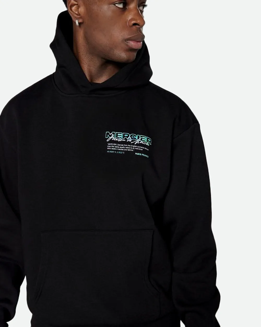 Black Tiffany Caruso 2.0 Relaxed Hoodie