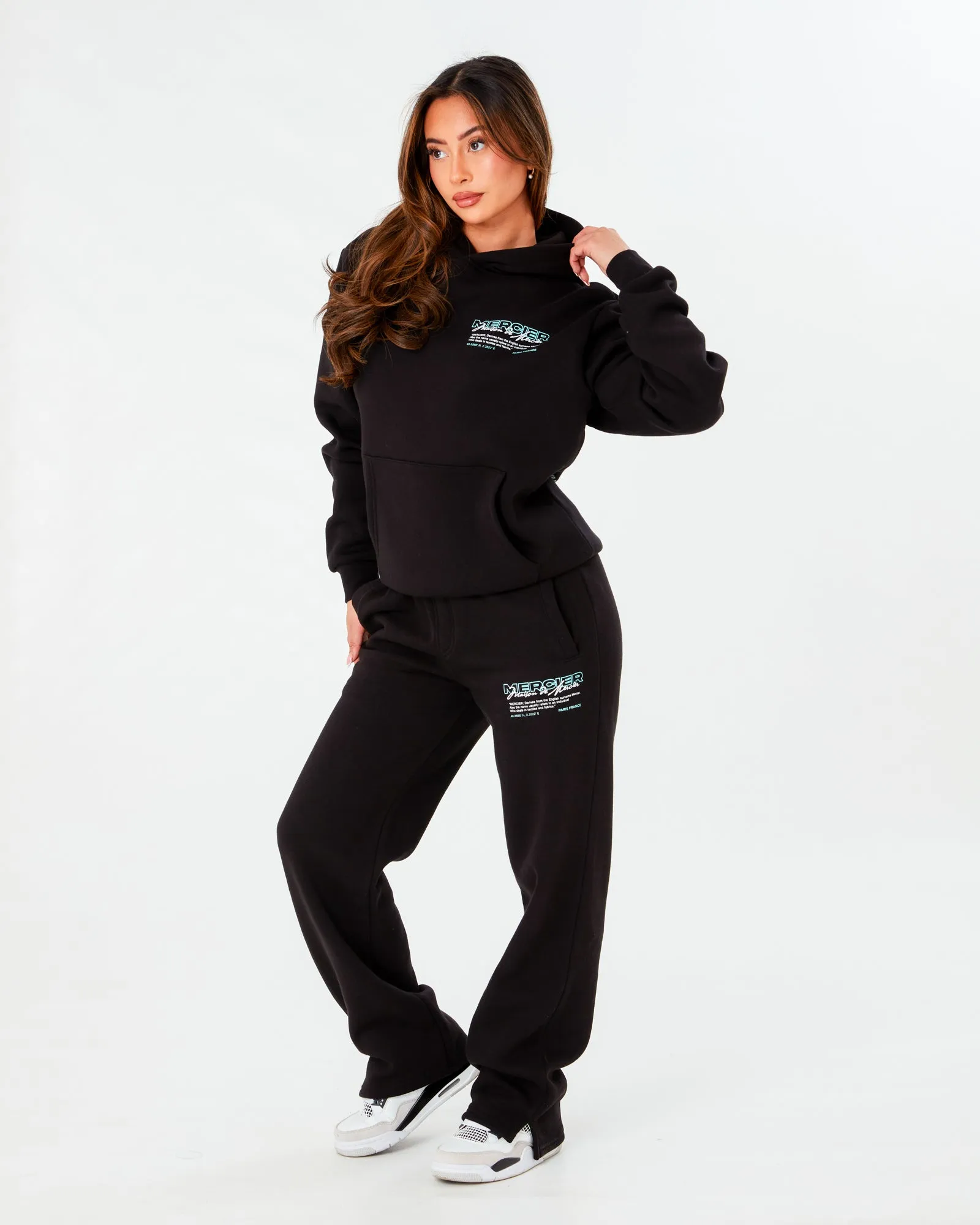 Black Tiffany Caruso 2.0 Relaxed Hoodie