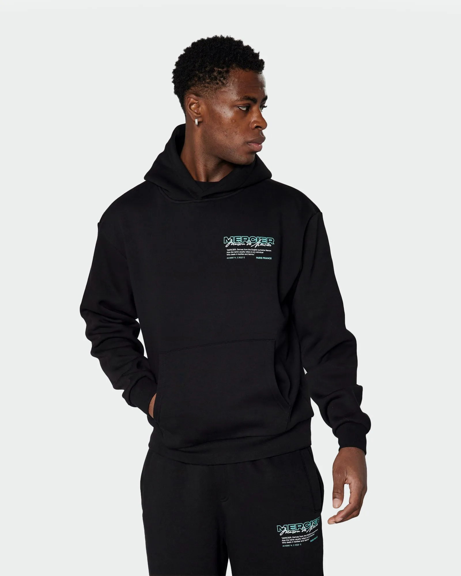 Black Tiffany Caruso 2.0 Relaxed Hoodie