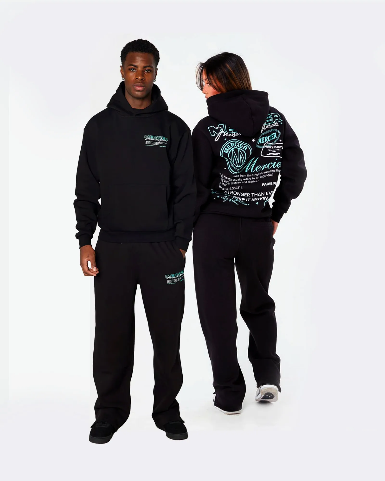 Black Tiffany Caruso 2.0 Relaxed Hoodie