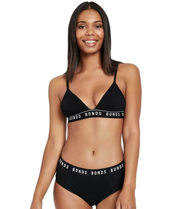 Bonds Bloody Comfy Moderate Period Full Brief - Black