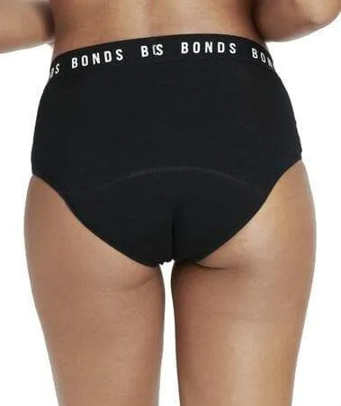 Bonds Bloody Comfy Moderate Period Full Brief - Black