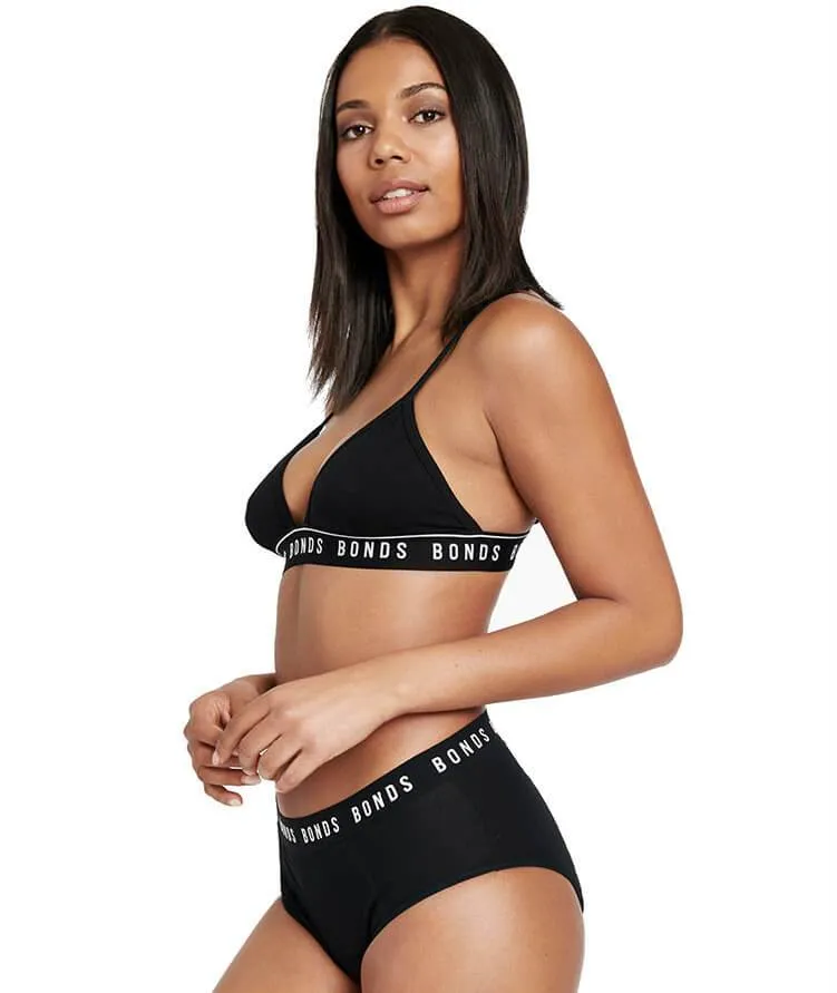 Bonds Bloody Comfy Moderate Period Full Brief - Black