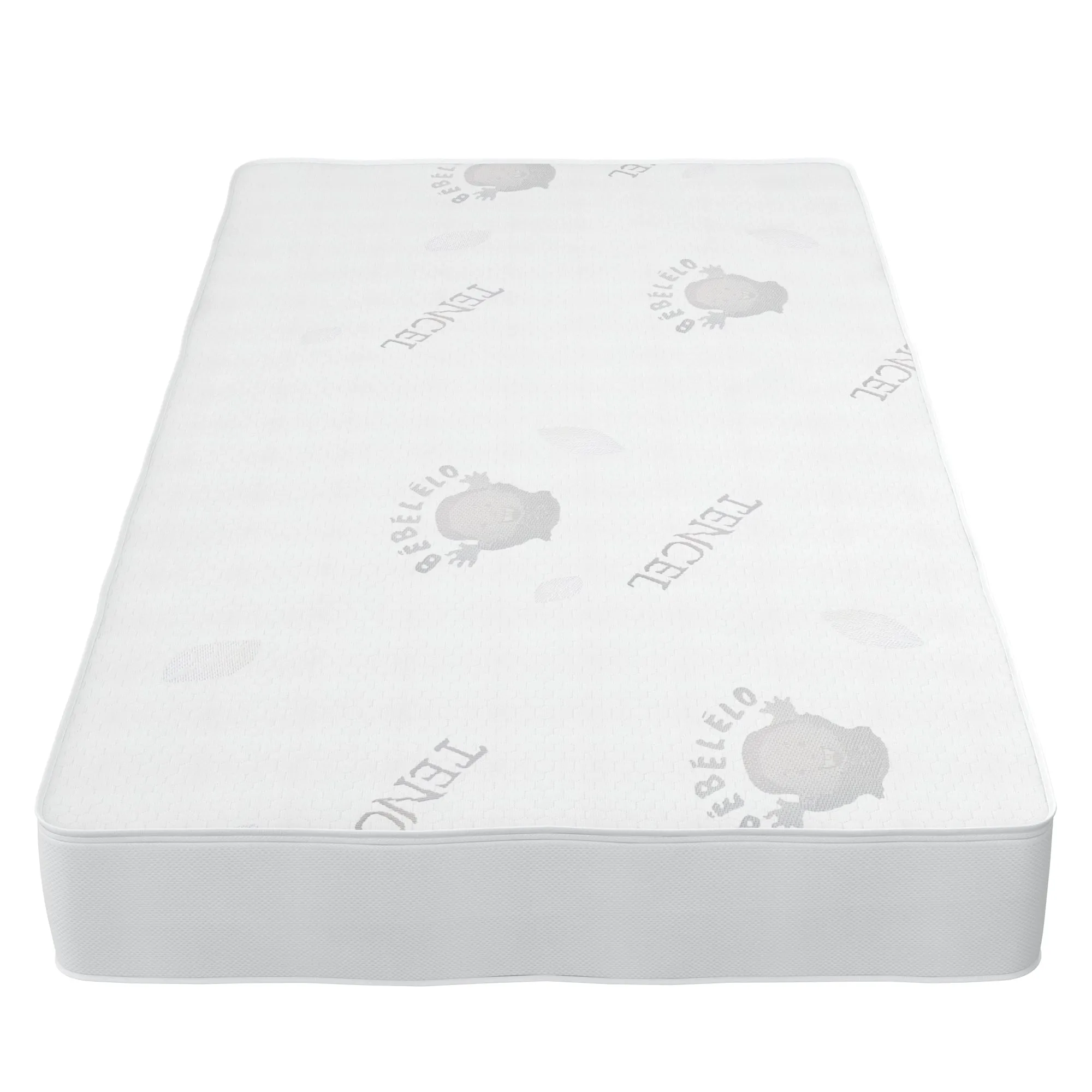 Boobeyeh baby crib mattress - dual-layer, safe, breathable, for infants & toddlers