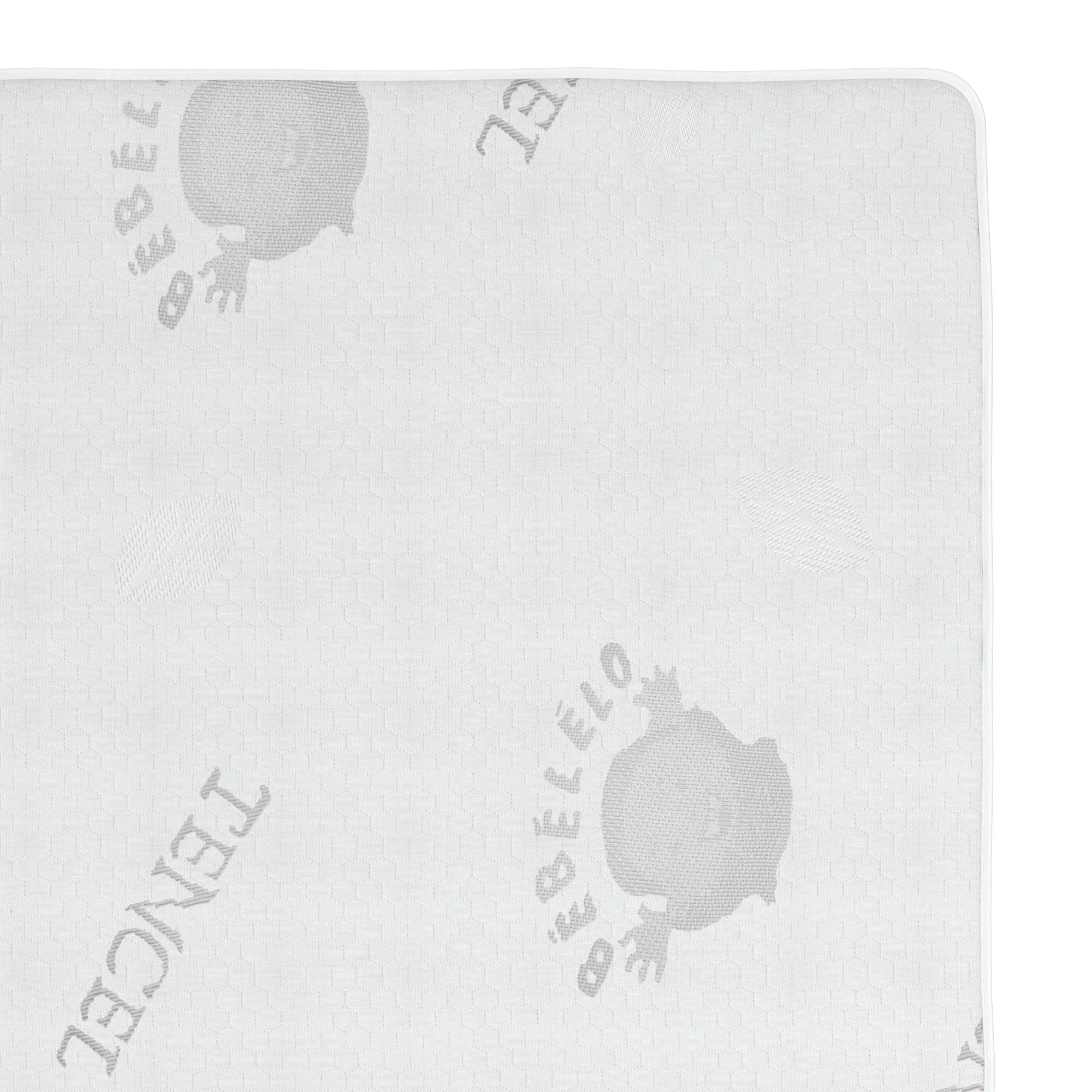 Boobeyeh baby crib mattress - dual-layer, safe, breathable, for infants & toddlers