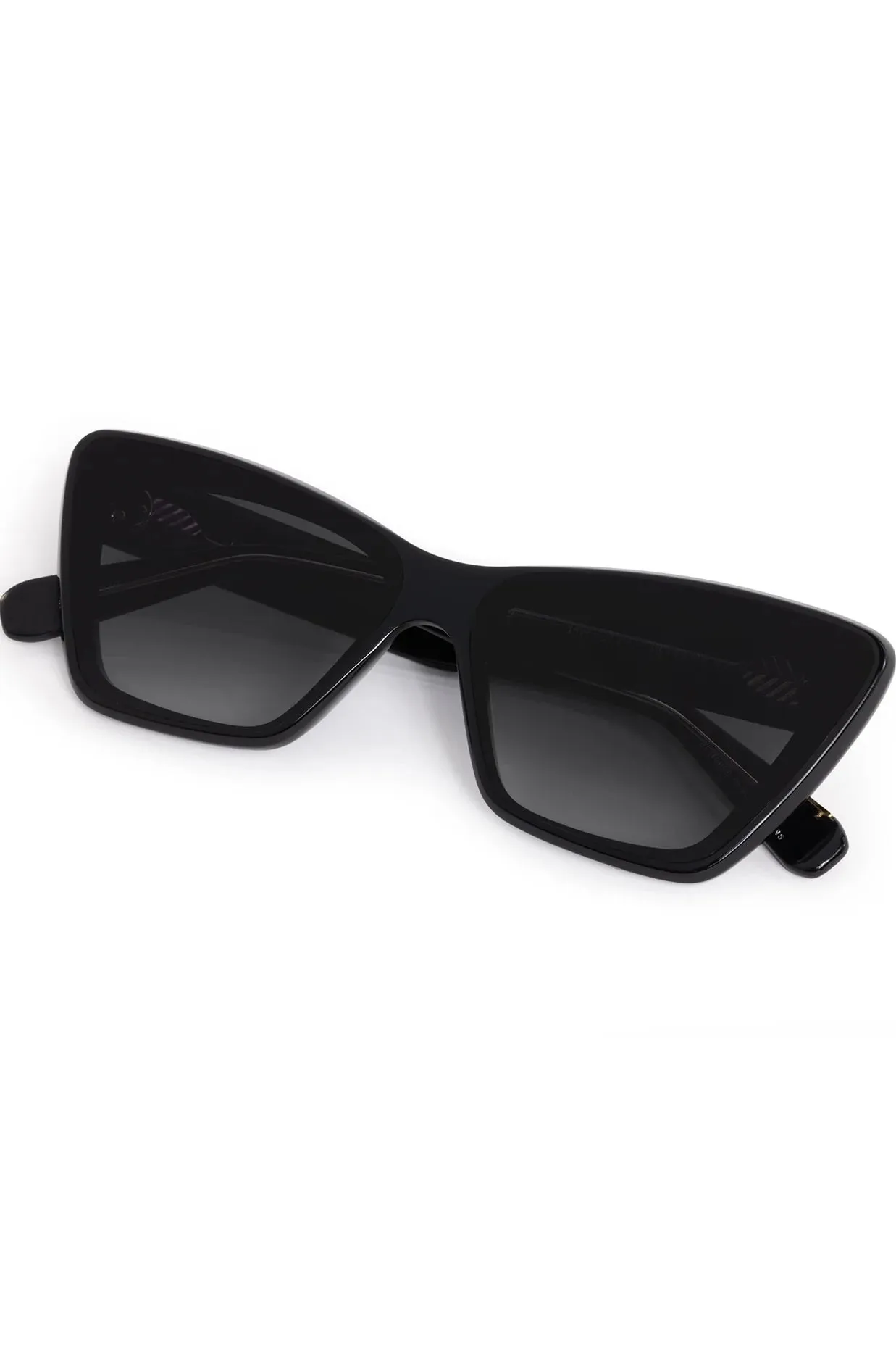 Brigitte Nylon - Black   Black and Crystal