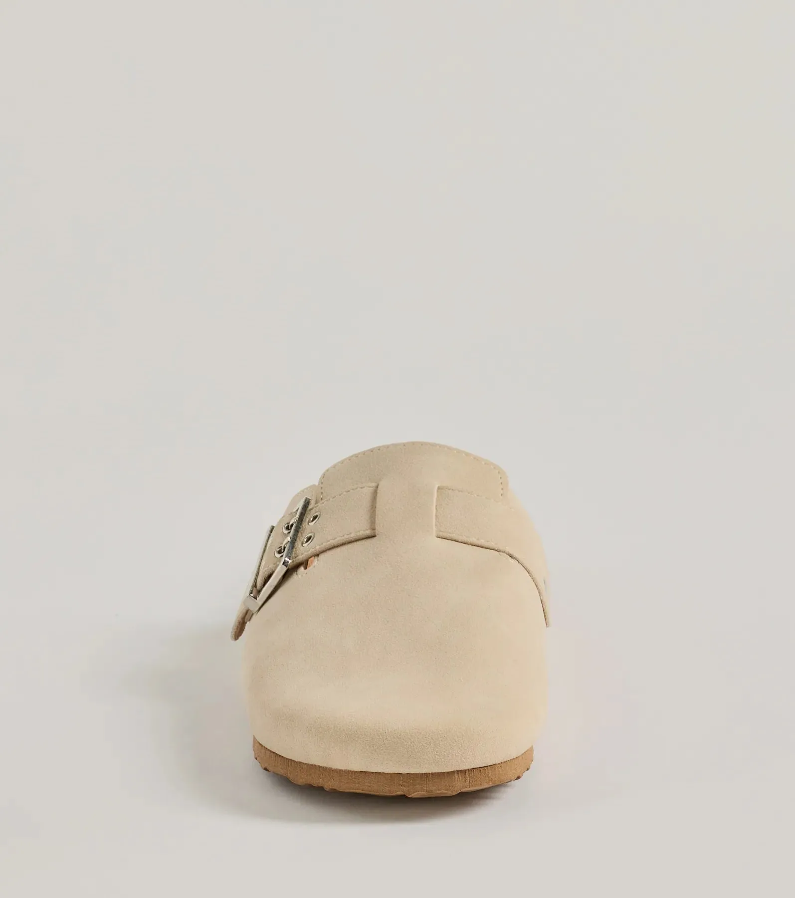 Casual Trend Faux Suede Slip-On Clogs