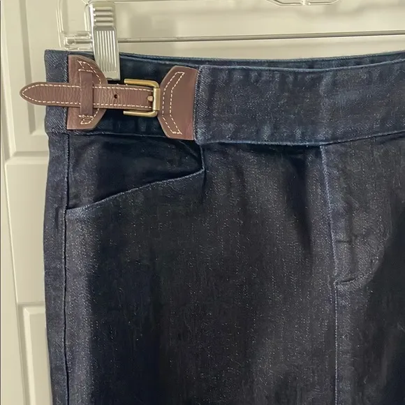 Classic Lauren Jean Co. Dark Denim Skirt