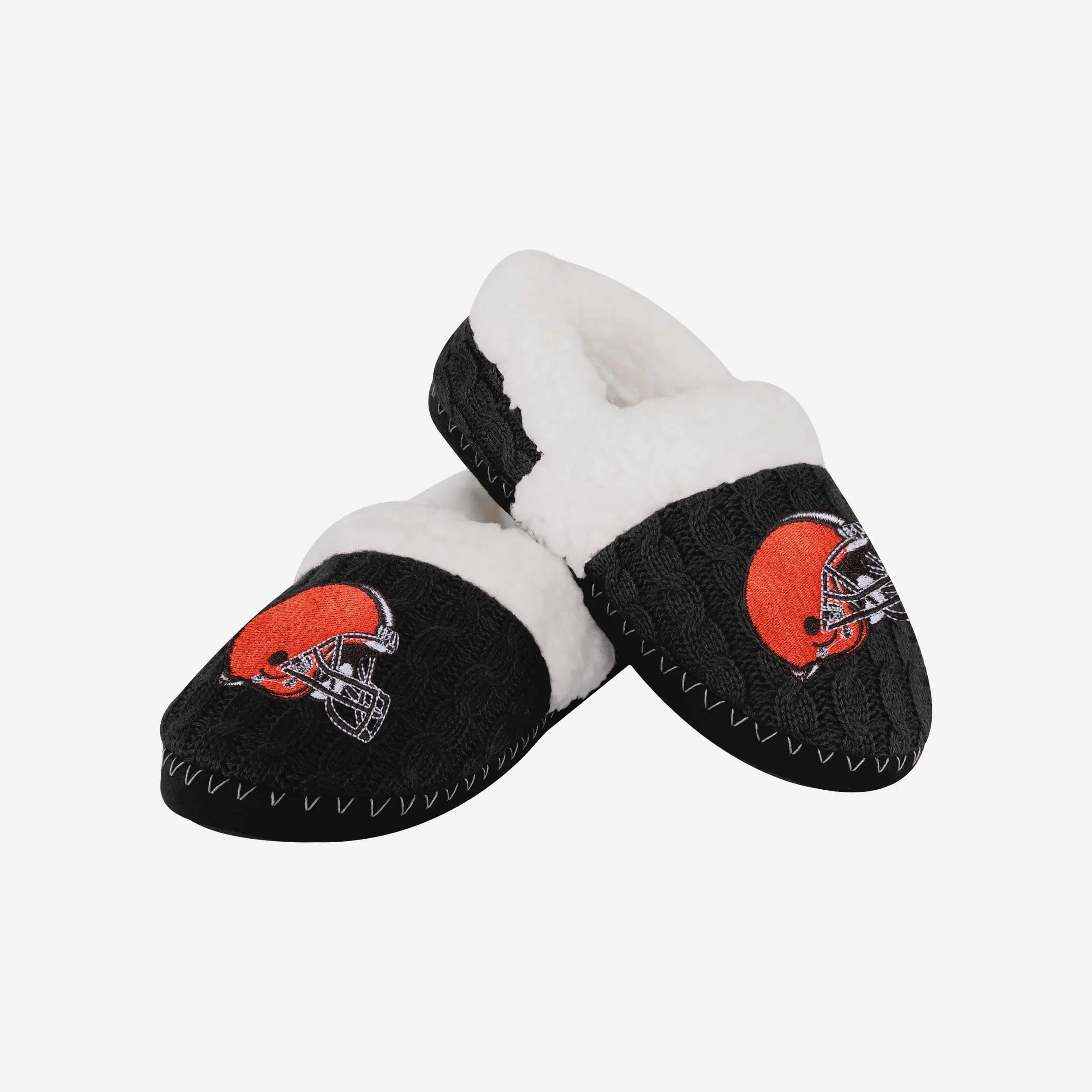 Cleveland Browns Womens Team Color Moccasin Slipper