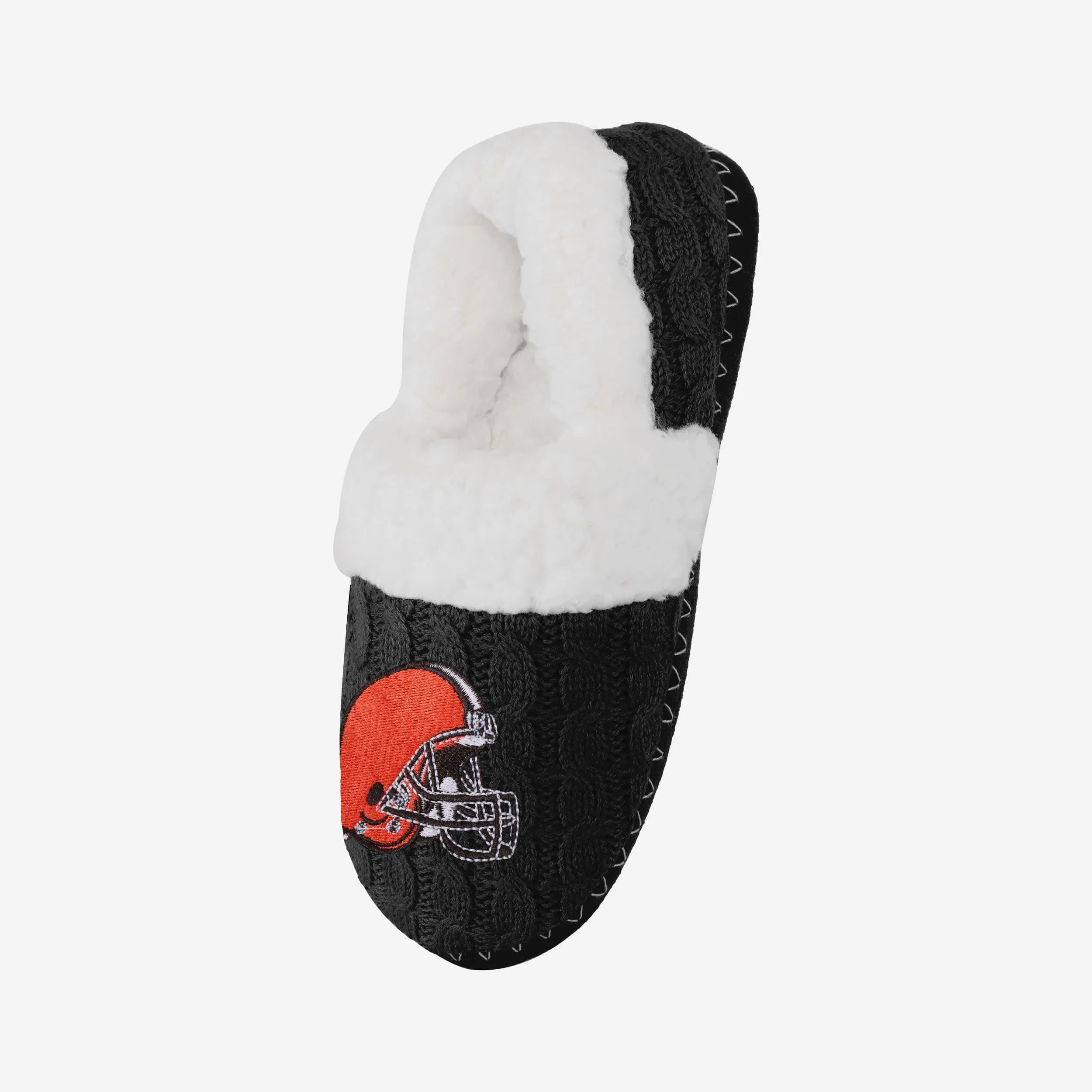 Cleveland Browns Womens Team Color Moccasin Slipper