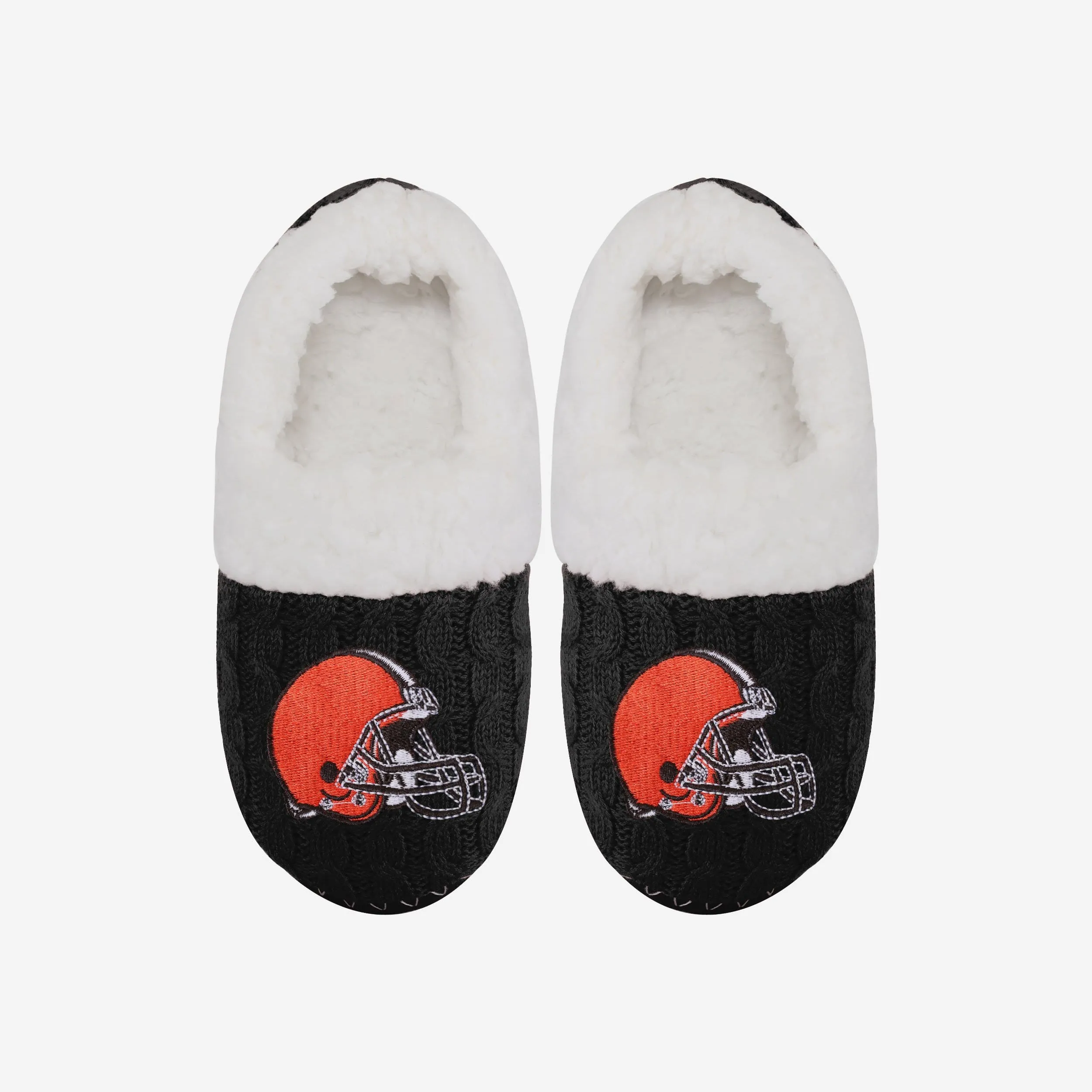 Cleveland Browns Womens Team Color Moccasin Slipper