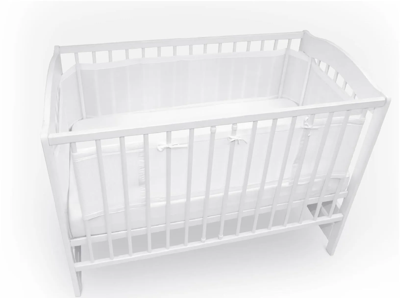 Cot Mesh Liner 2 parts Breathable Comfort White