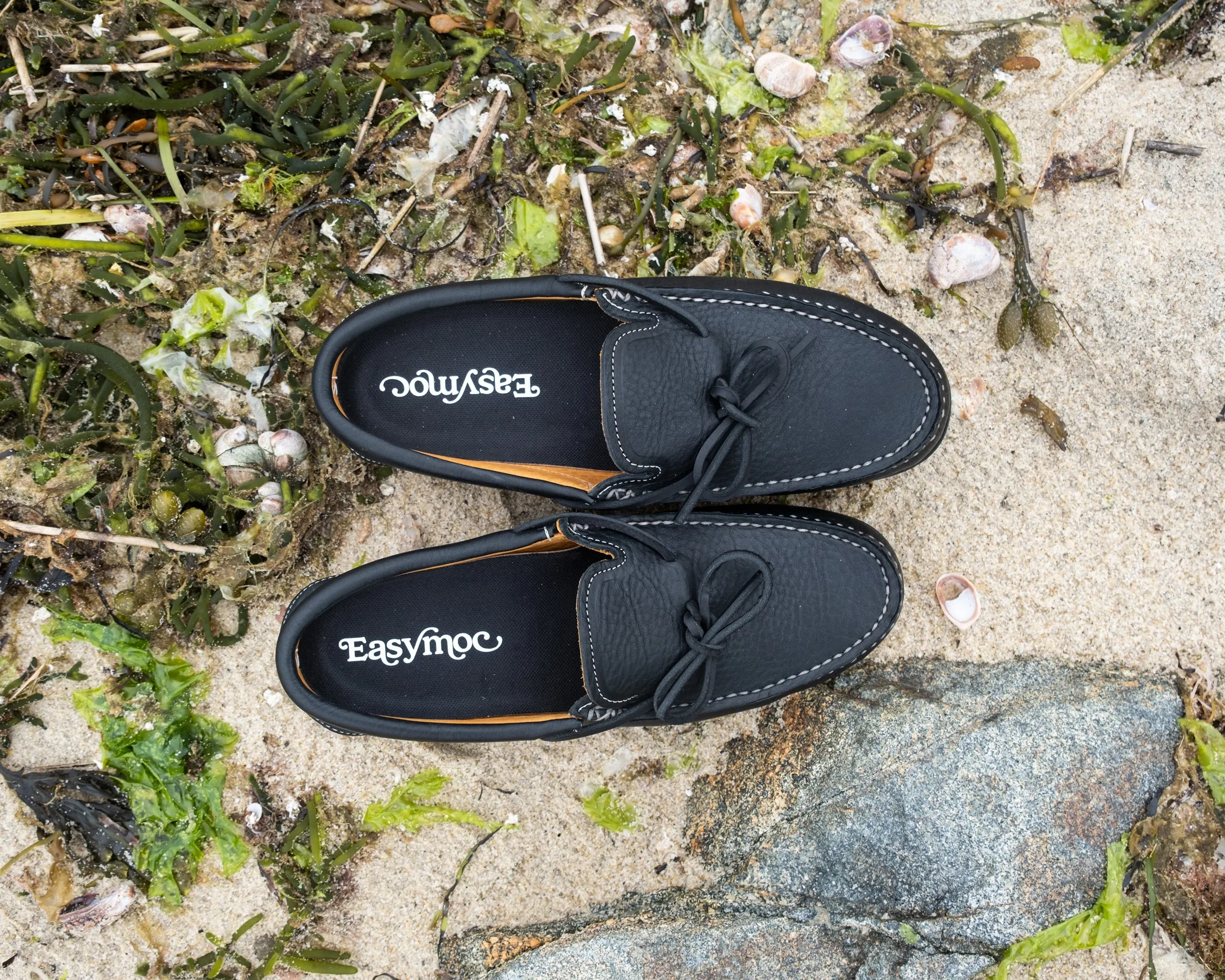 Easymoc - Black Grizzly Leather