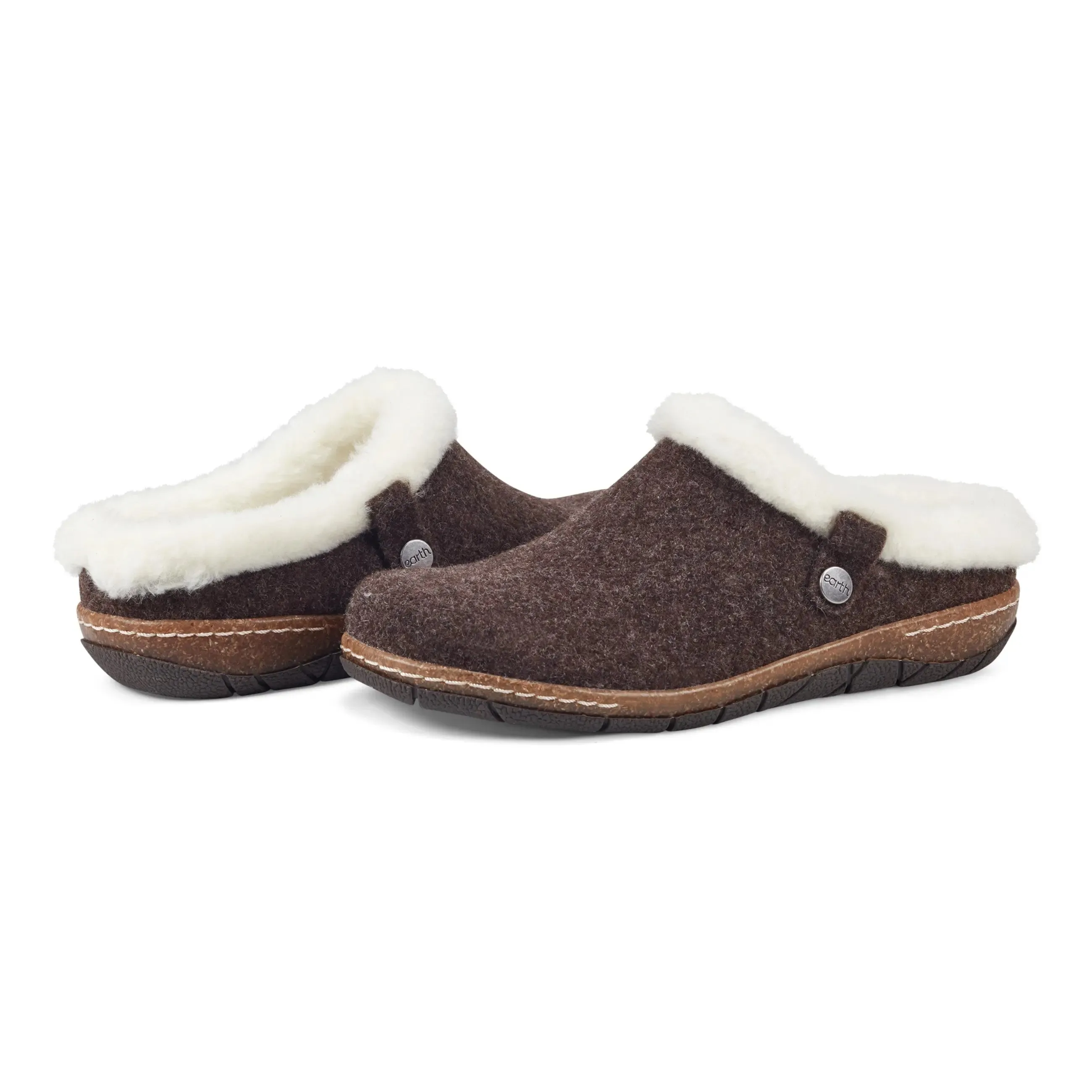 Elena Cold Weather Round Toe Casual Slip-on Clogs