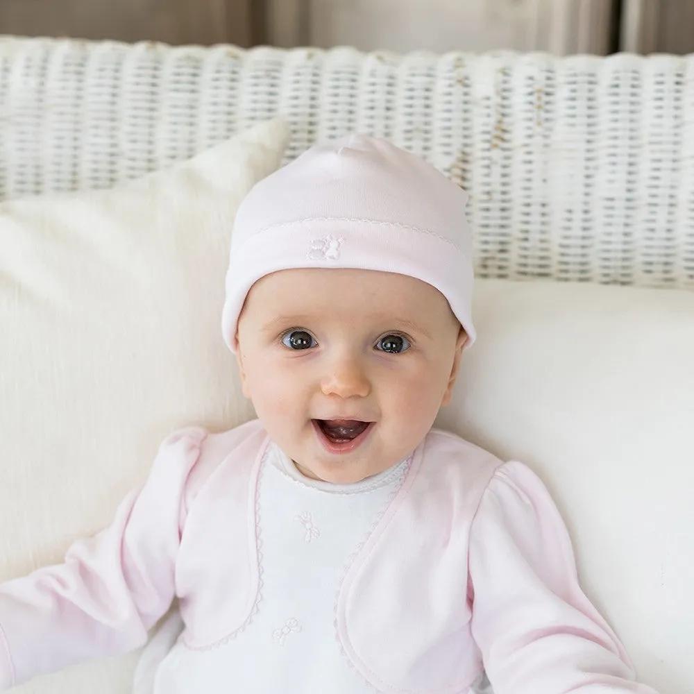 Emile et Rose cotton hat - white