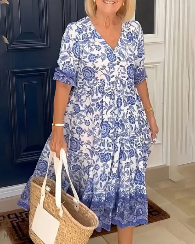 Everly | Elegant Floral Dress