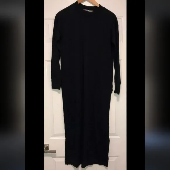 Free People Beach Mock Neck Long Sleeve Midi Sz XS