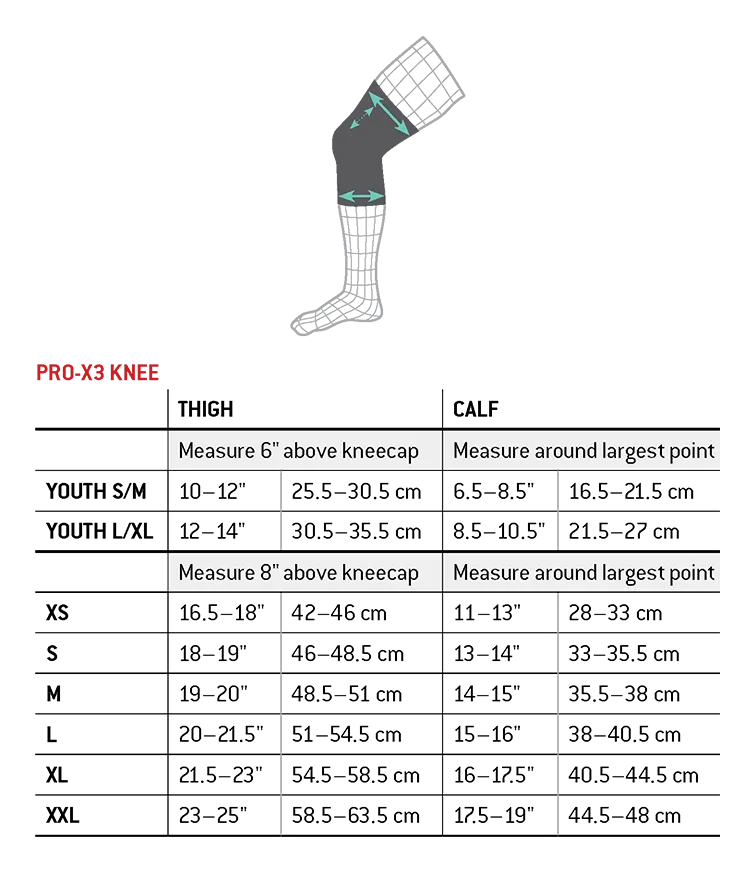 G-Form Pro-X3 Knee Pads - Black G Embossed