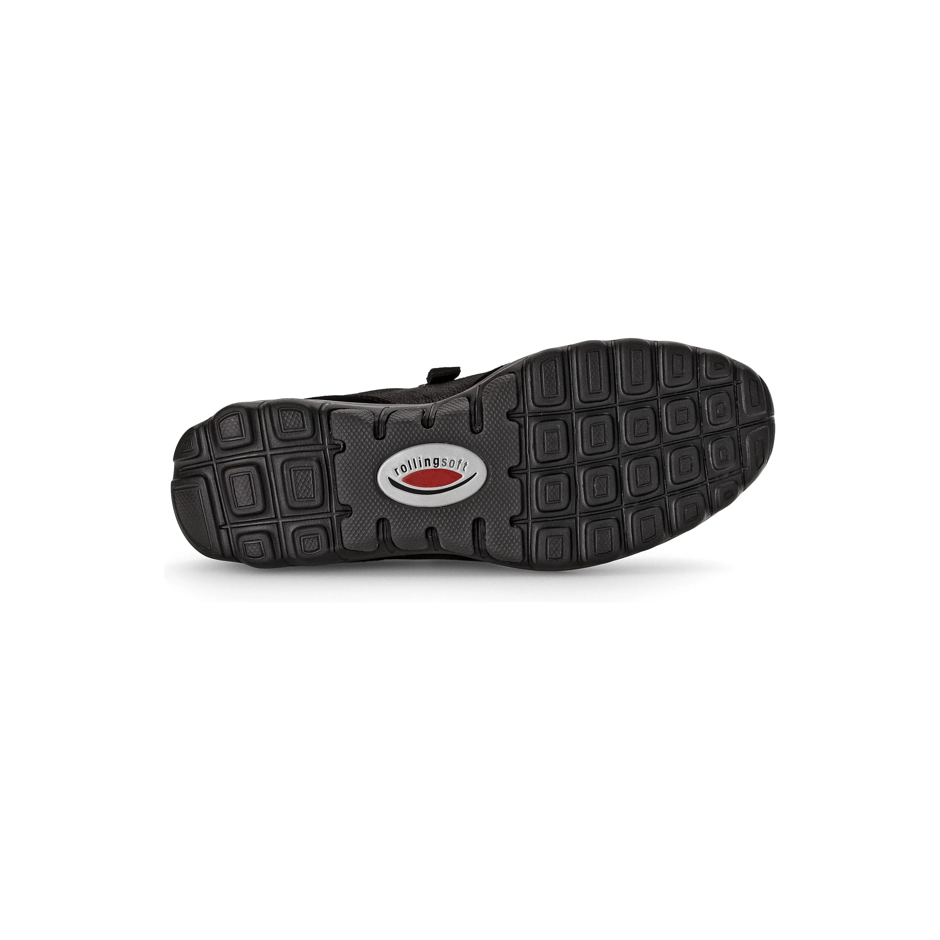 Gabor Fantastic- Gabor Rolling Soft Lace trainer with Double Zip in Black