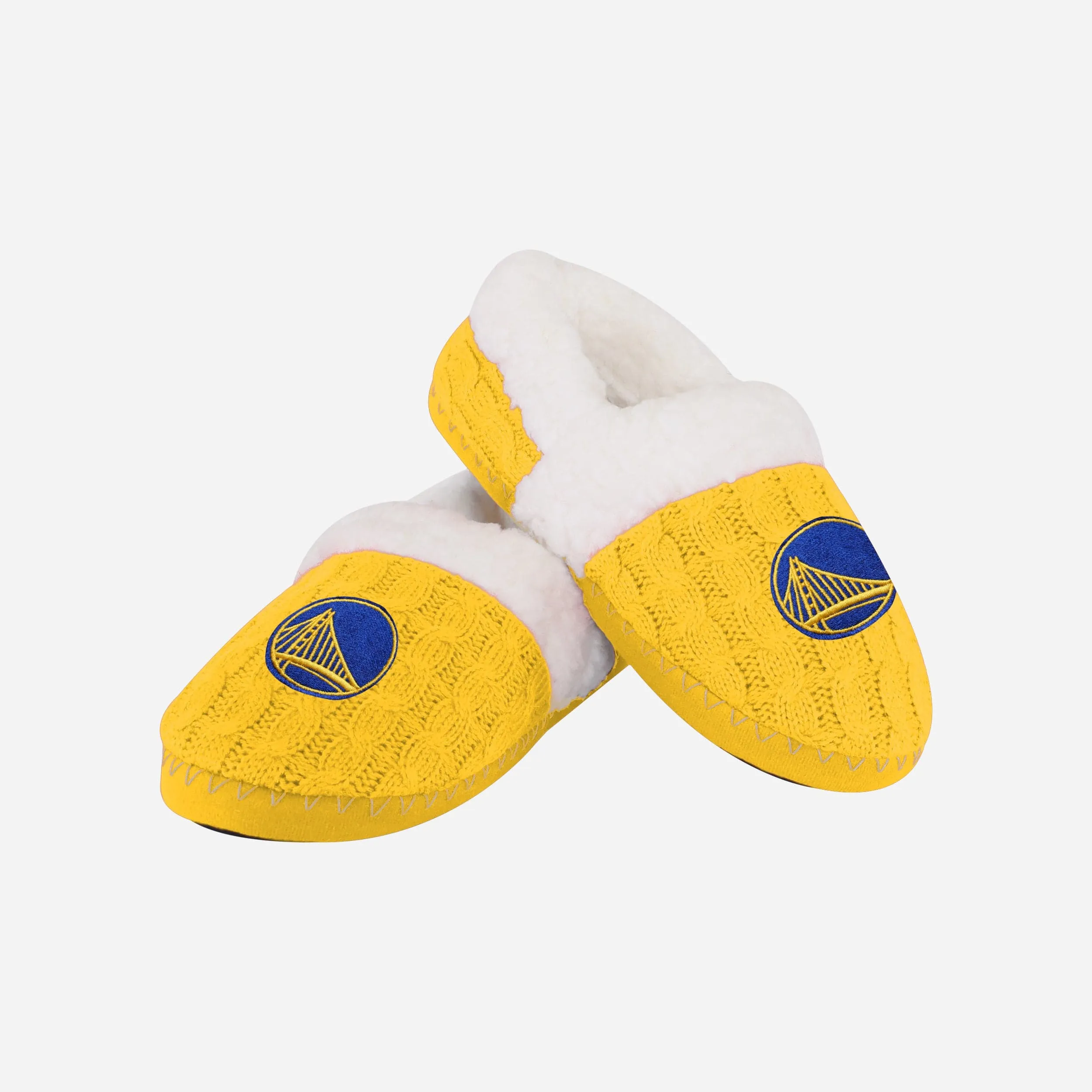 Golden State Warriors Womens Team Color Moccasin Slipper