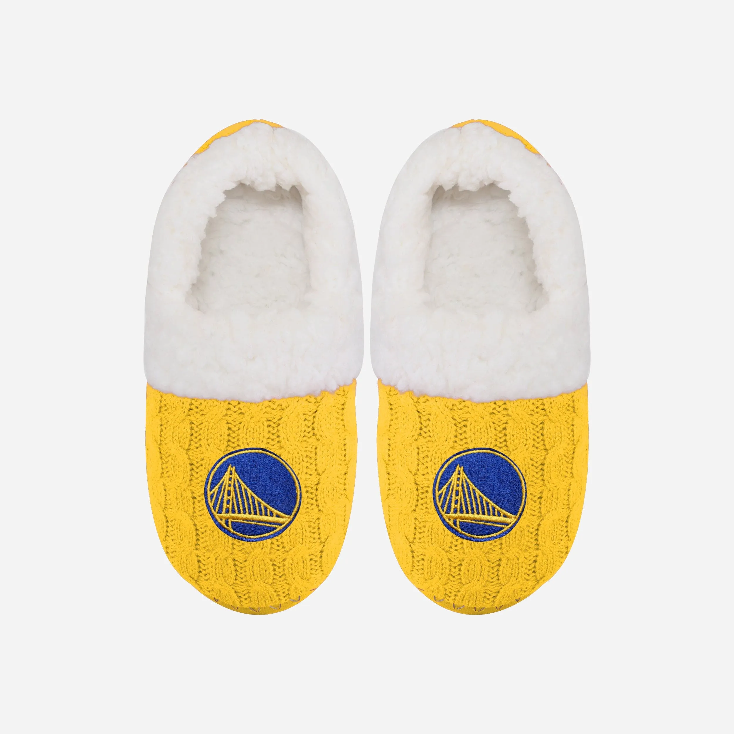 Golden State Warriors Womens Team Color Moccasin Slipper