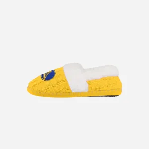 Golden State Warriors Womens Team Color Moccasin Slipper
