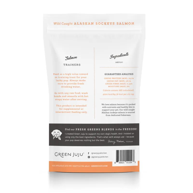 Green Juju - Freeze Dried - Salmon Trainers - 2.5oz