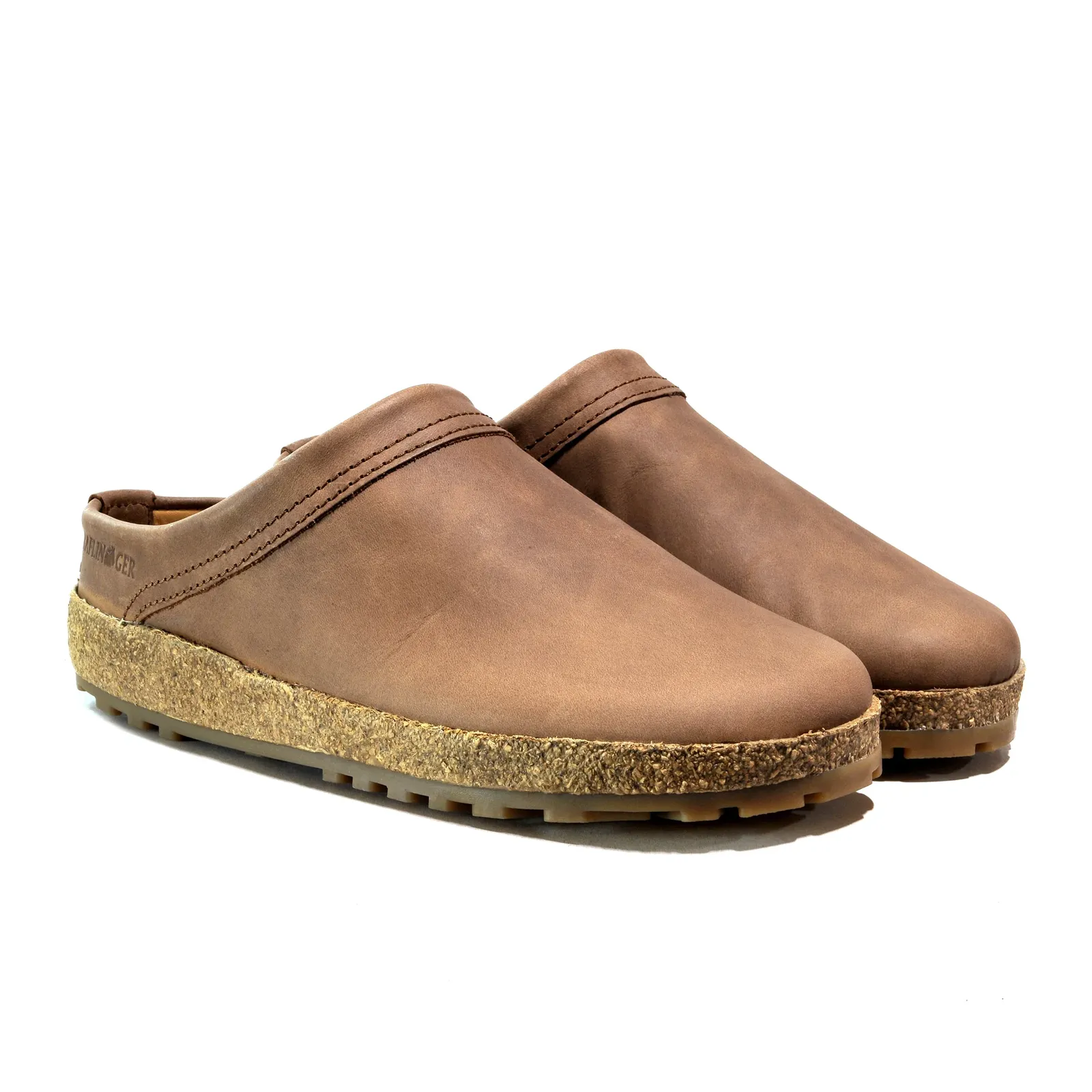 Haflinger Malmo Clog (Women) - Saddle Leather