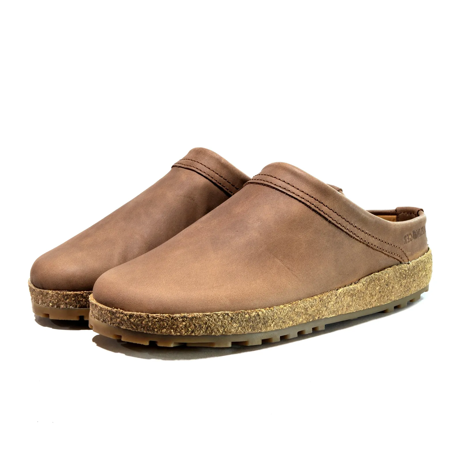 Haflinger Malmo Clog (Women) - Saddle Leather