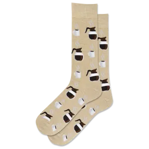 HOTSOX Men's Coffee Crew Sock