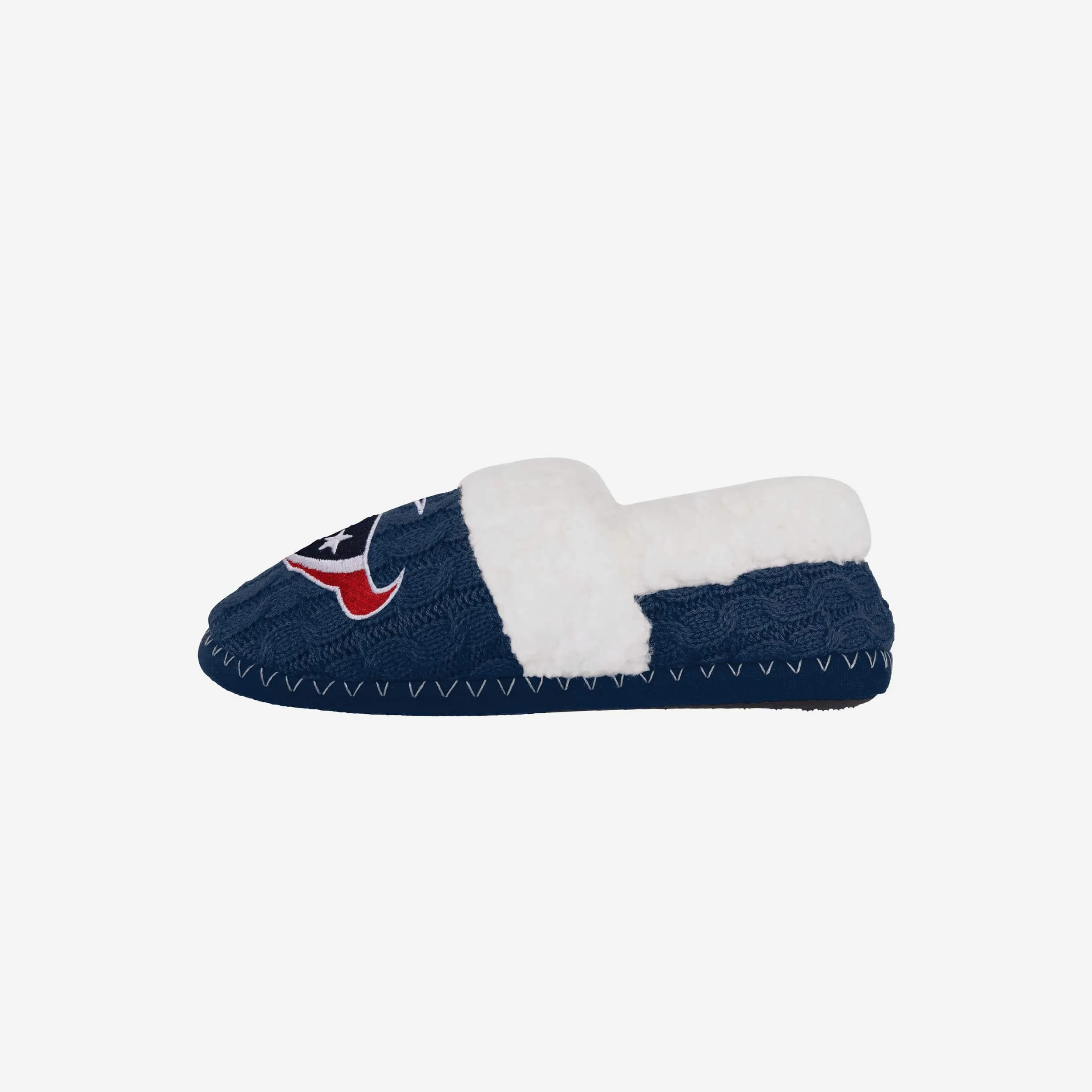 Houston Texans Womens Team Color Moccasin Slipper
