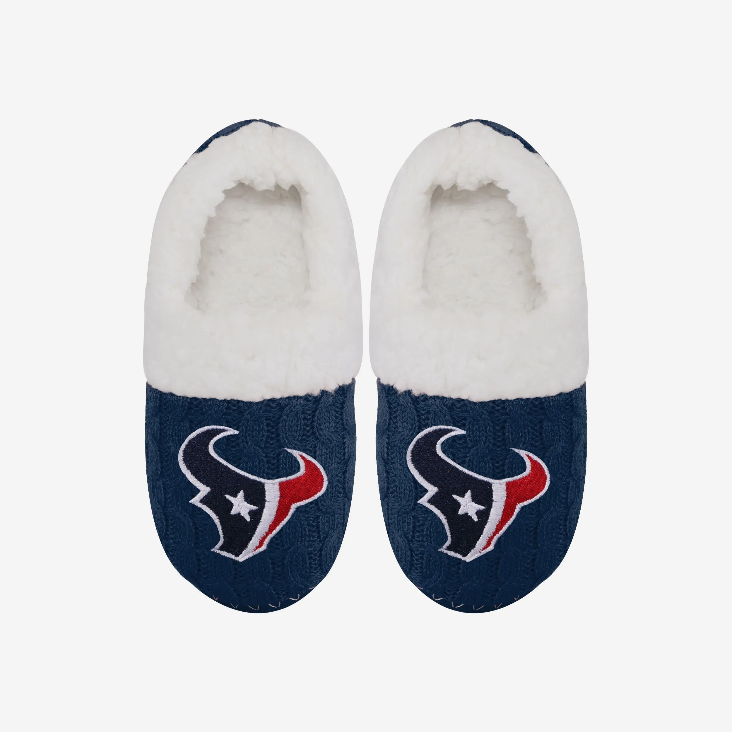 Houston Texans Womens Team Color Moccasin Slipper
